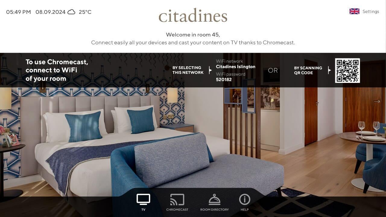 3-interface_chromecast_Citadines-Islington-2