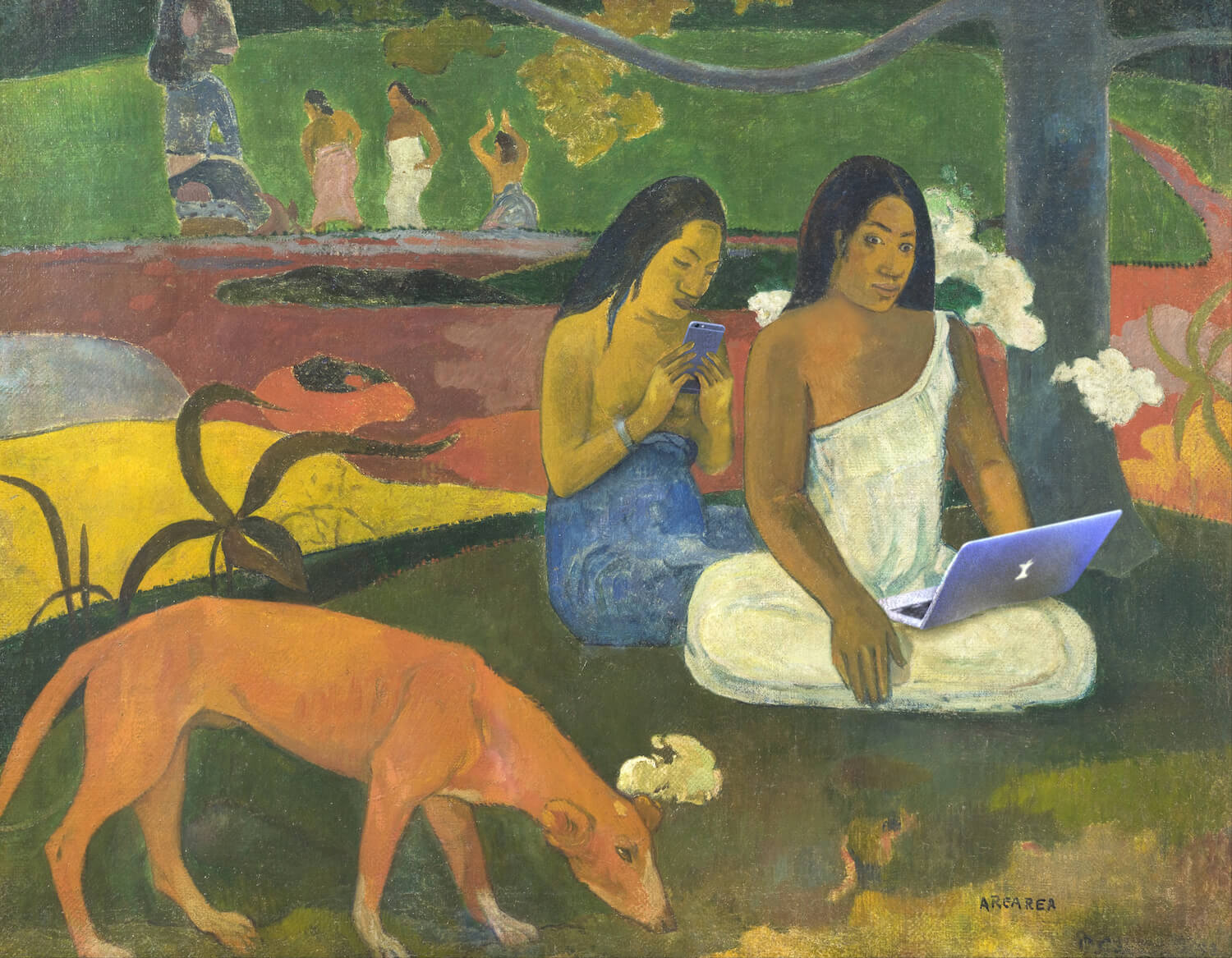 Paul Gauguin - Arearea - outdoor - 63x49