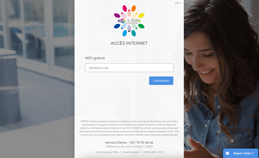 Portail captif WiFi personnalisé Skolae