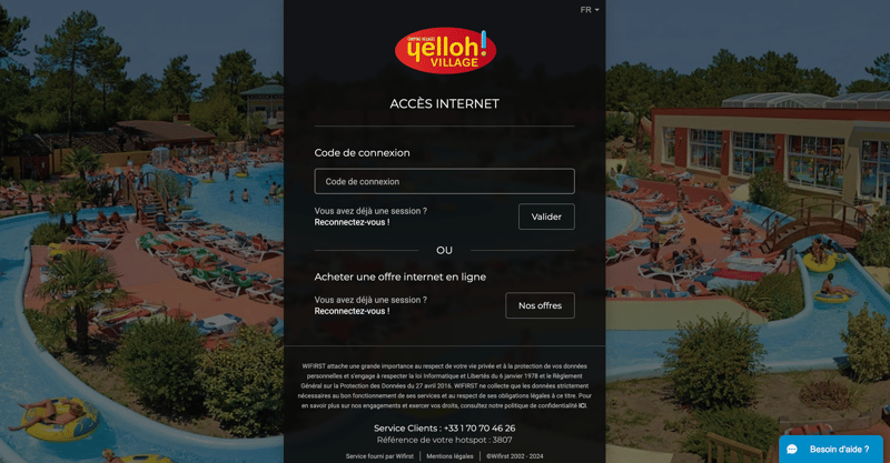 Supervision réseau Wifirst au Camping Sylvamar