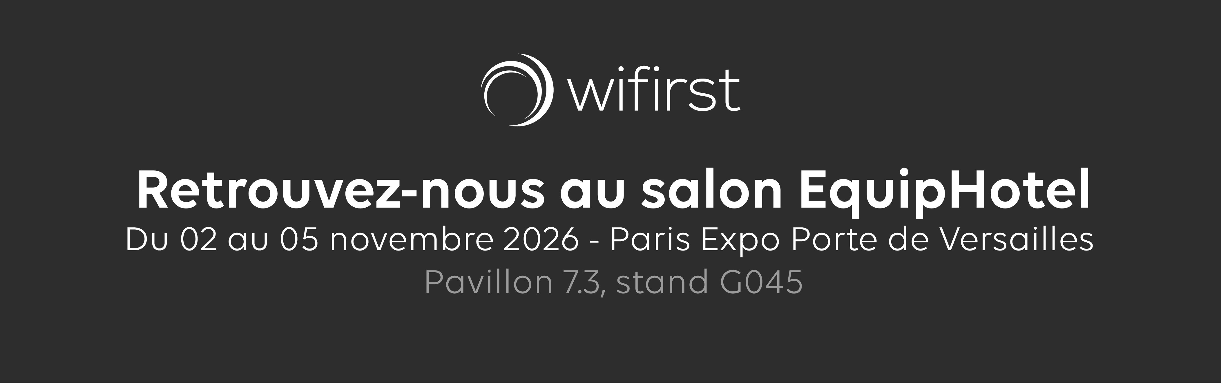 Présence salon Equiphotel 2026_Header mail