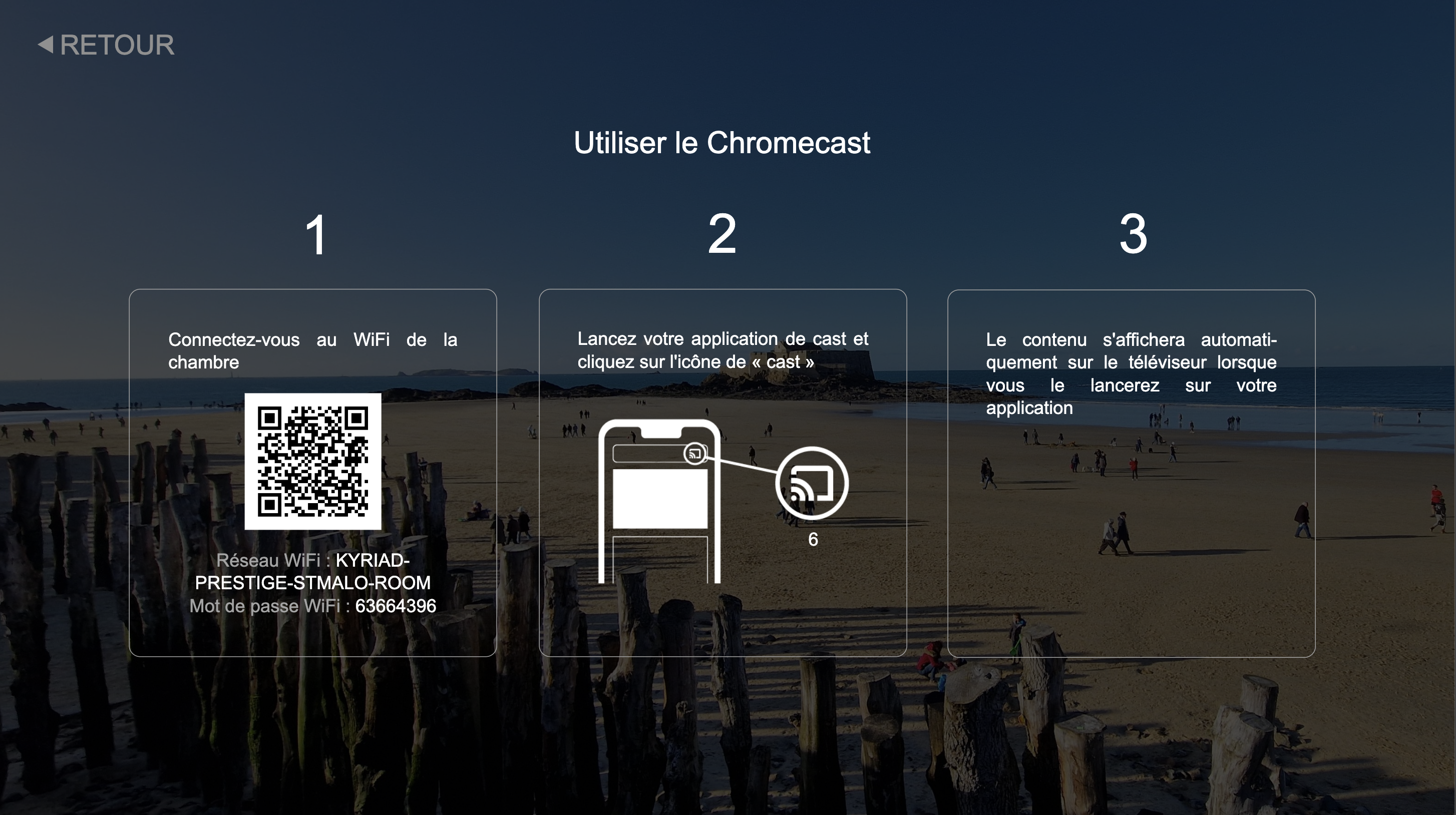 Kyriad Saint-Malo - Chromecast intégré