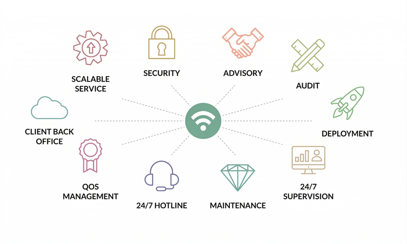 Network as a service grpah