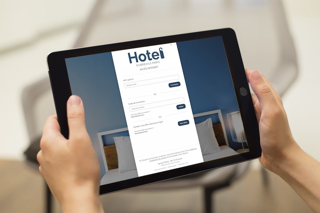 [hotel] iPad portail captif FR-1