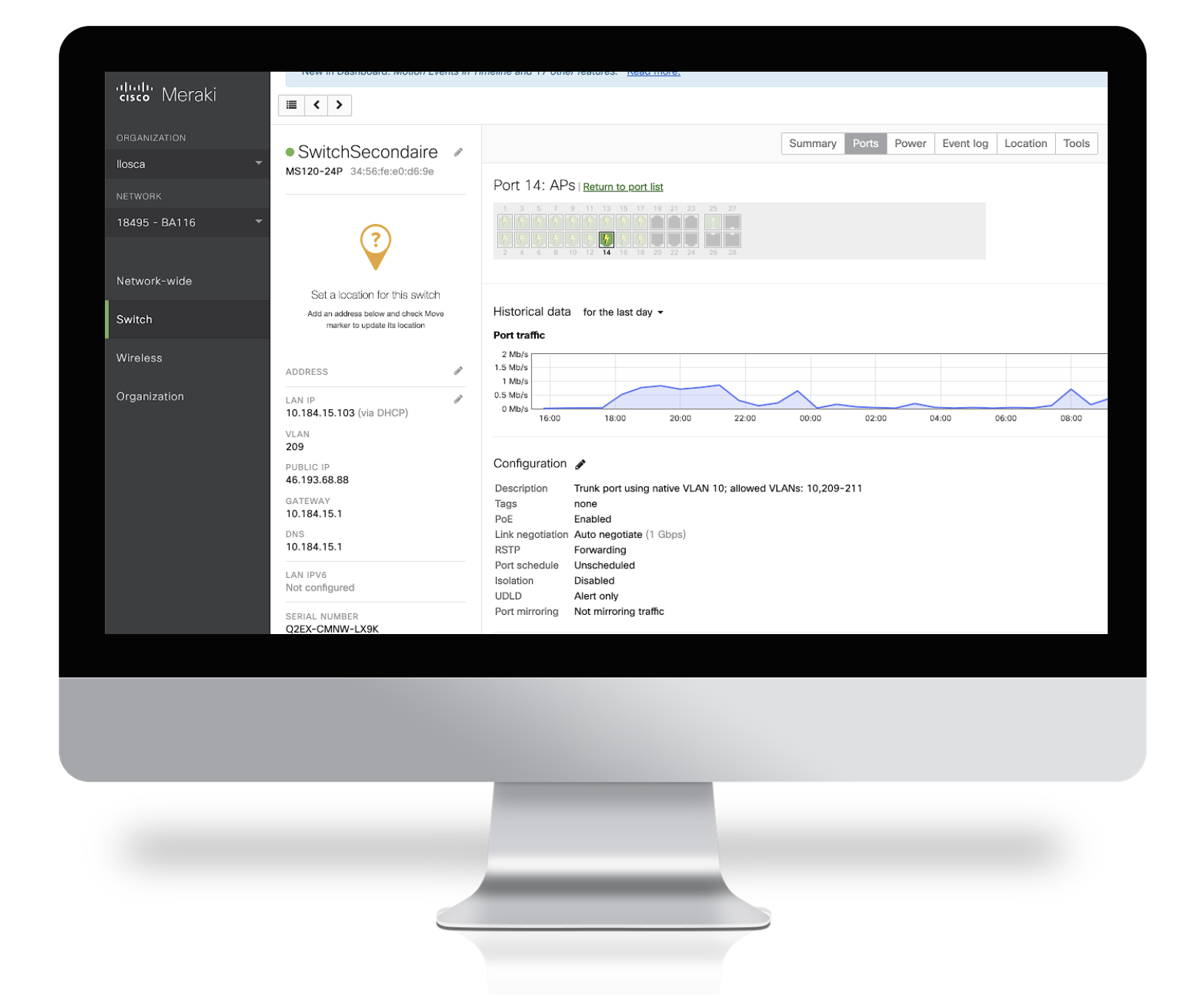 Plateforme Meraki