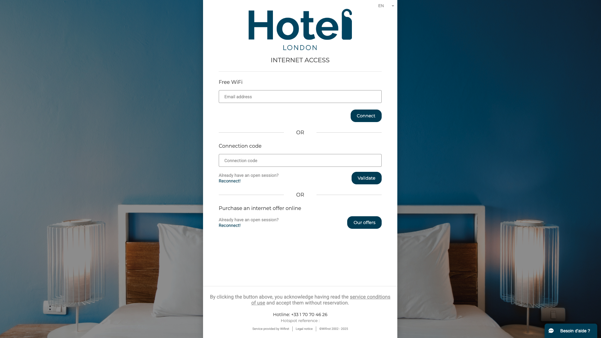 Portail Hôtel Dubreuil - EN