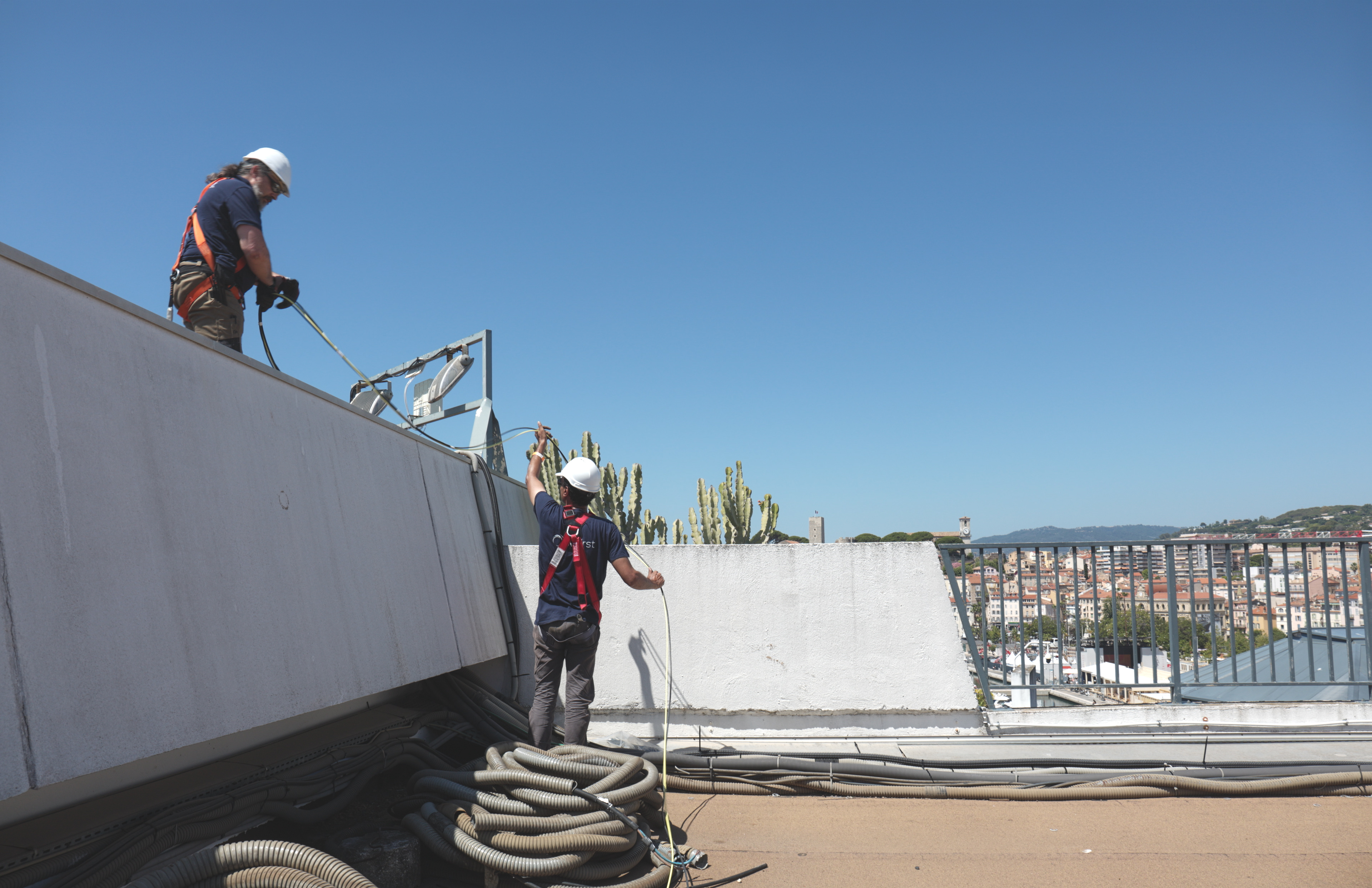 Déploiement WiFi - terrasse du Palais des Festivals